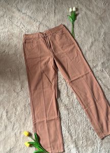 Terra-Cotta Straight Leg Pants