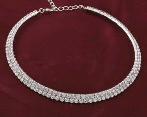 Elegant Silver Rhinestone Choker Necklace❤️