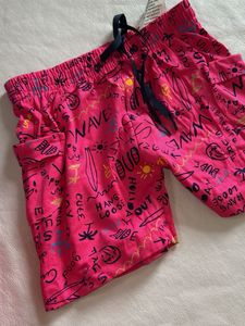 Pink Patterned Shorts - 2 Pack