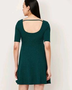 Ginger by lifestyle, Women A-line Green Dress