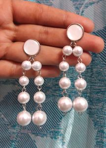 Elegant Pearl Drop Earrings,  New Earring