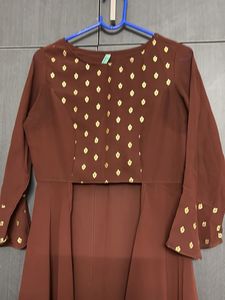 Brown Kurta Set