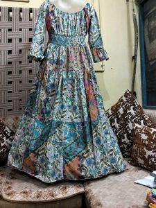 Floral Patchwork Maxi Dress