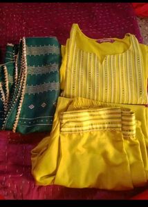 Kurta Set With Pant And Duppata For Women