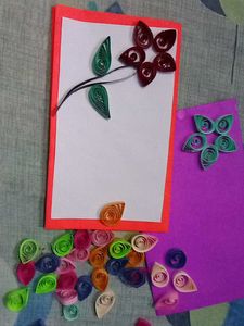 Handmade Quilled Greeting Card