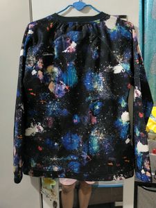 Galaxy Print Sweatshirt - New