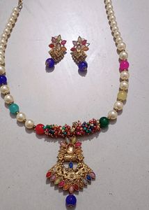 New Necklace With Earings