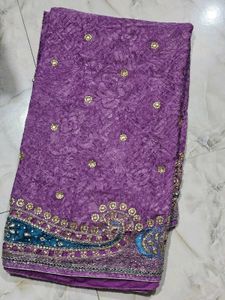 Elegant Purple Saree