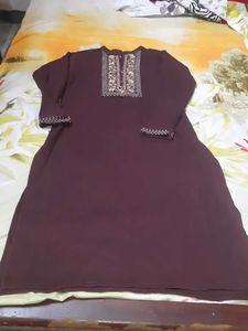 Elegant Embroidered warm Kurta