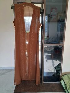 Gorgeous Georgette Ethnic Shrug Kashmiri Thread