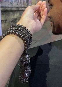 Beaded Bracelet with Charm