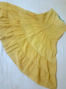 Flared Kurta With Embroidery