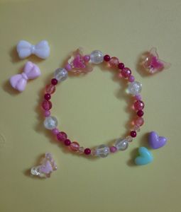 Pink Y2k Kawaii Bracelet🎀