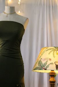 Olive Green Ruffle Dress