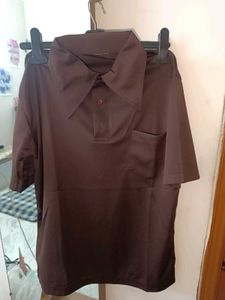 Dark Brown Polo T-shirt