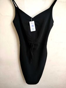 Sexy Black Dress With Adjustable Cleavage
