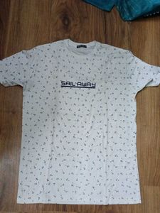 Sail Away Anchor Print Tee