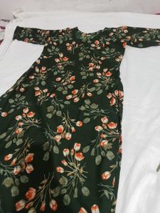 Floral Print Midi Dress