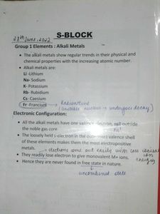 Handwritten chemistry notes (allen)