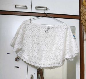 Beautiful White Cape Top