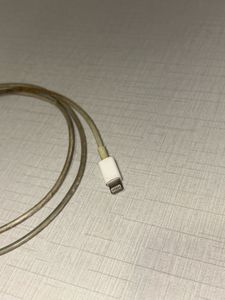 IPhone Lightning charging cable