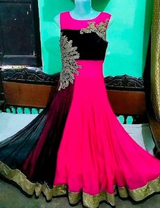 Rose Pink Party wear Gown🌸💕