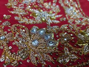 Zardozi Saree Need Dry Clean Only