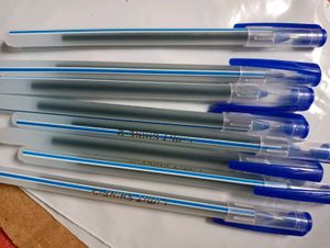 Combo -8-Pack Ball Pens + 10-Pack Spiral Diary