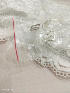 Transparent Strap Lacy Bralette For Women