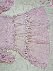 Peach Colour Dress