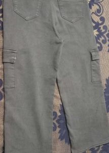 Denim Green Cargo Pant (Unisex)