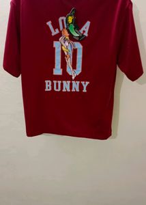 Cherry Red Lola Bunny Crop Top
