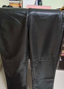 Black Faux Leather Pants - BRAND NEW