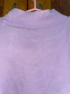 Sleeveless Mauve Mock Neck Top XXL