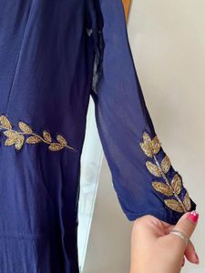 Navy Blue Gown