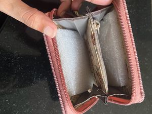 Glittering Peachy/ Pink Color Ladies Wallet ✨