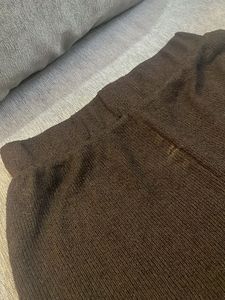 Black Knit Shorts