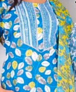 Jaipuri Cotton Kurti Set
