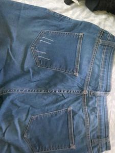 Distressed Denim Jeans