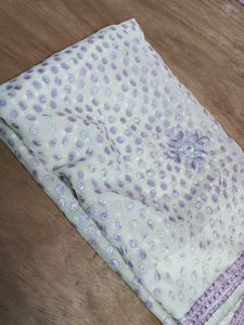 Lovely Lavender Saree