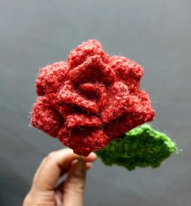 ✨ Elegant Handmade Crochet Rose🌹