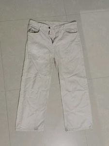Jeans Beige Straight FiT