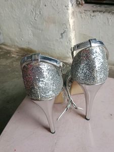 TOTE&#39;S GALLORE Stylish Silver Heel(39)