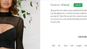 Black mesh back tie crop top