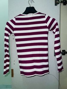 Striped Long Sleeve Top