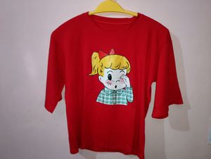 Cute Cartoon Girl Tshirt