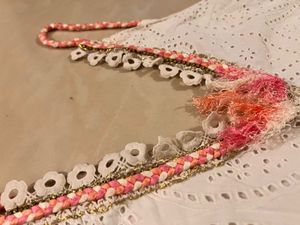White And Pink Top
