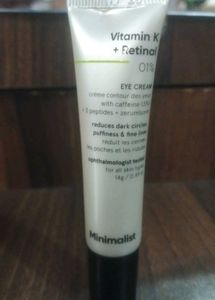 Minimalist Vitamin K + Retinal Eye Cream