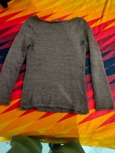 Brown Long Sleeve Sweater