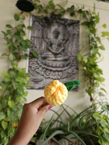 Crochet Handmade Yellow Tulip Flower 💛